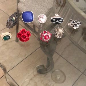 Bundle of fashion rings